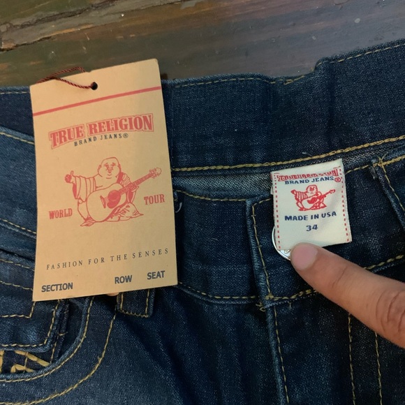 TRUE RELIGION JEANS W: 34 BRAND NEW - Picture 4 of 4